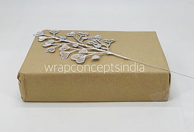 Heart Leaf on Stick - Silver Heart Leaf on Stick - Silver
