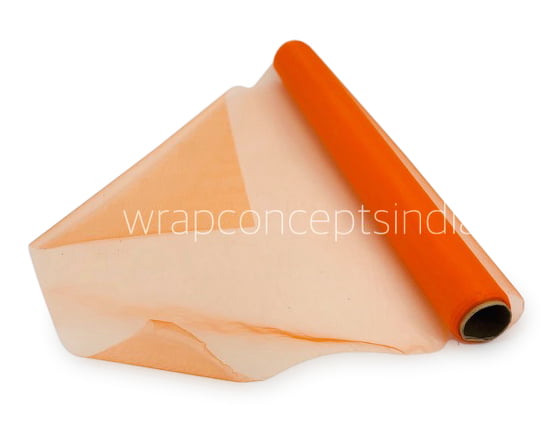 Organza Plain Roll - Orange Organza Plain Roll - Orange