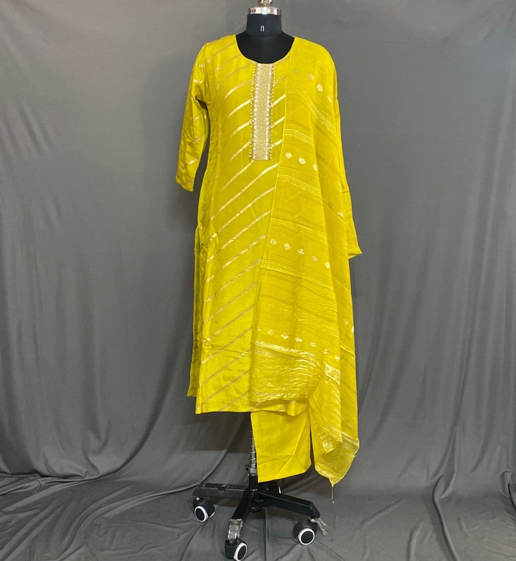 Nisha - Yellow color Kurthi KUR27