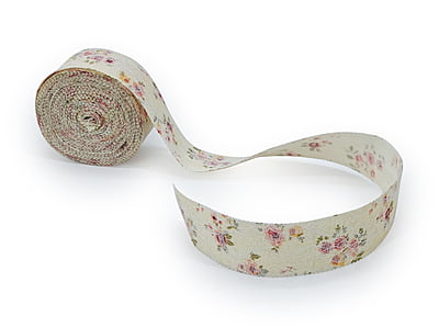 Ivory Floral Net Lace Ribbon
