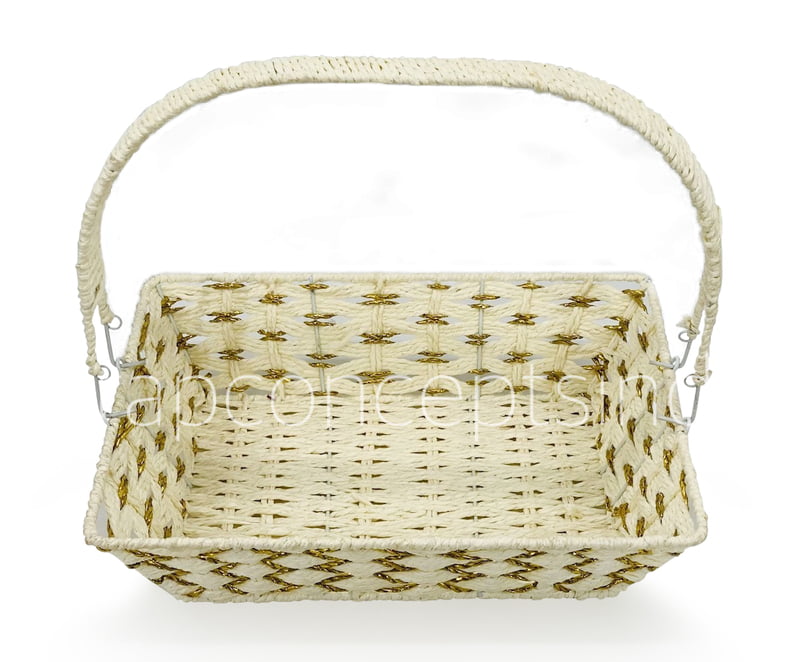 Rectangle Basket with top handle – Medium Rectangle Basket with top handle – Medium