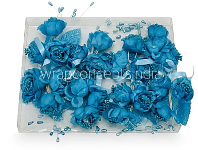 Turquoise Three Peony Ready Bunch Turquoise Three Peony Ready Bunch