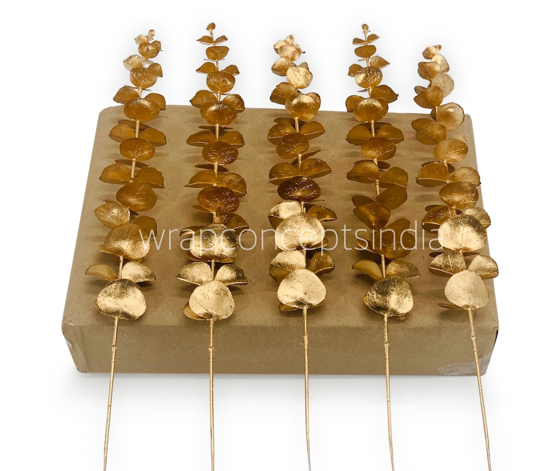 Gold Eucalyptus Leaves Bunch