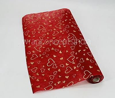 Maroon with Glitter Hearts Maroon with Glitter Hearts