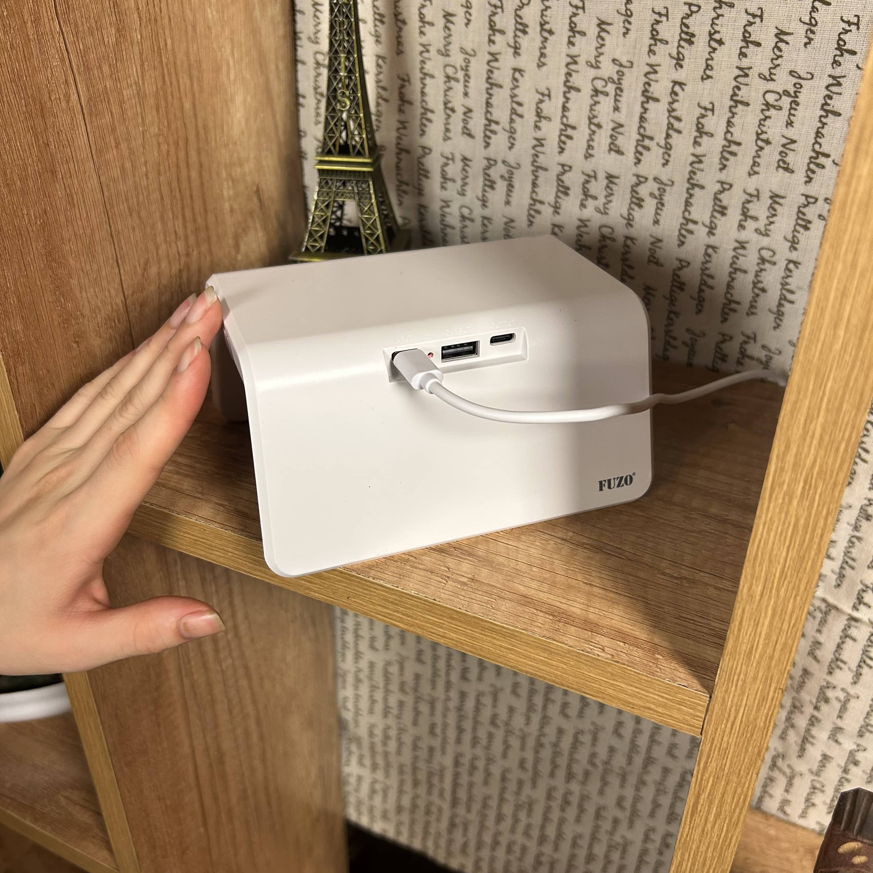 15W Wireless Charger "Arch", with Digital Clock and Ambient Light 15W Wireless Charger "Arch", with Digital Clock and Ambient Light