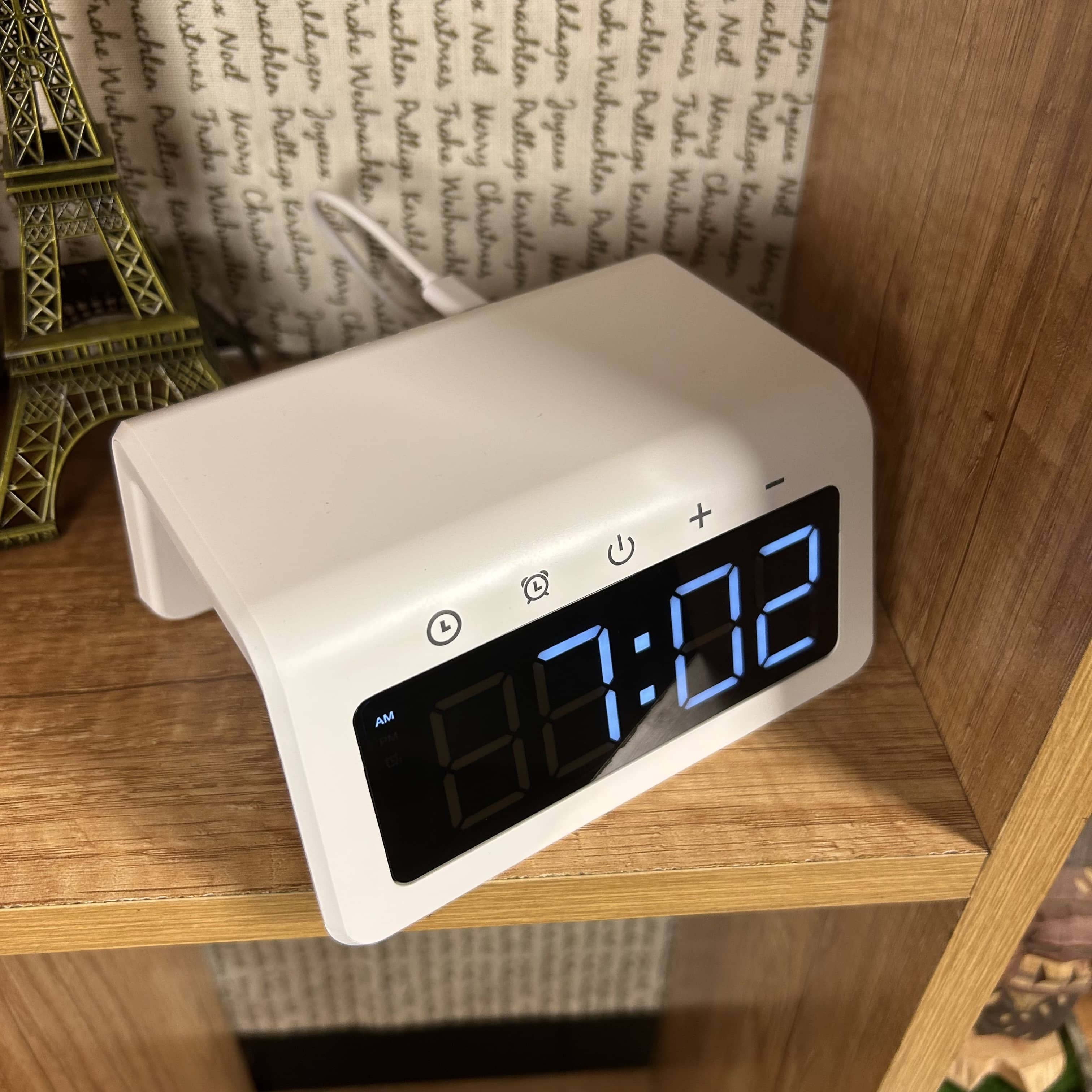 15W Wireless Charger "Arch", with Digital Clock and Ambient Light 15W Wireless Charger "Arch", with Digital Clock and Ambient Light