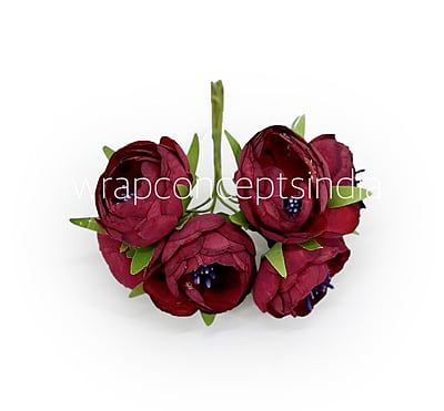 Ruby Peonies on stick
