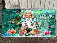 Acrylic Paint Wall Art Ganpati ji 202 Acrylic Paint Wall Art Ganpati ji 202