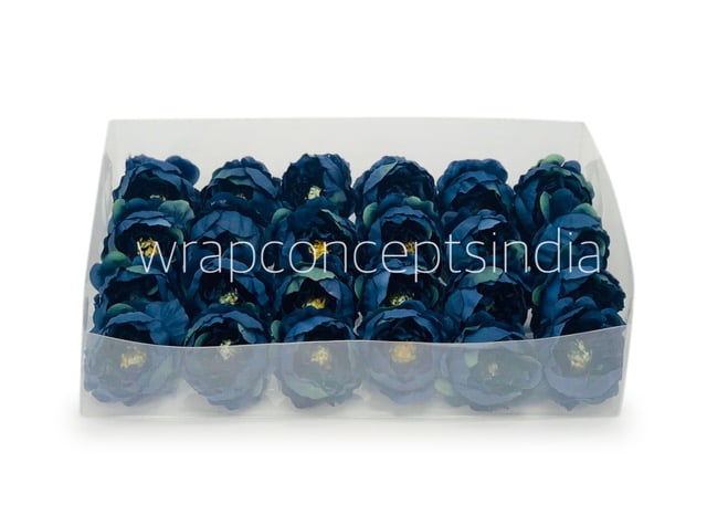 Cobalt Blue with hints of Green Peonies Cobalt Blue with hints of Green Peonies