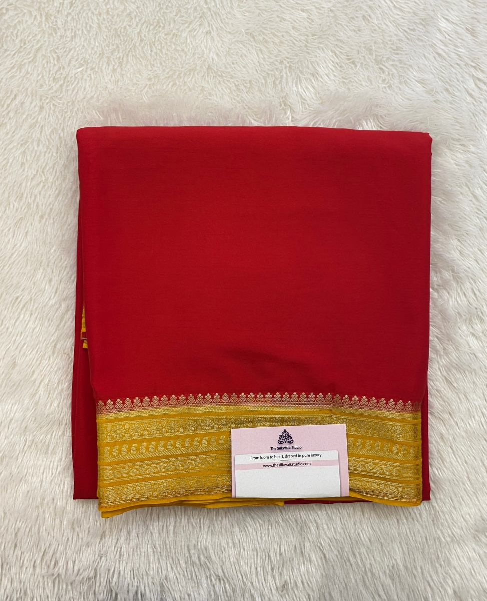 Pallavi - The Semi Mysore Crepe Silk Saree SWS142