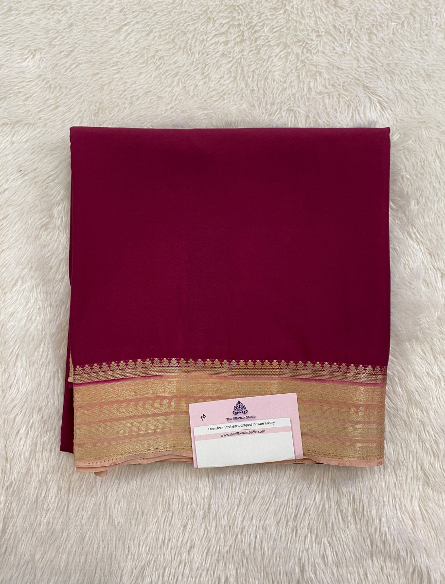 Pallavi - The Semi Mysore Crepe Silk Saree SWS141