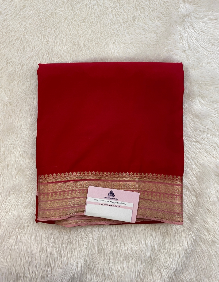 Pallavi - The Semi Mysore Crepe Silk Saree SWS142