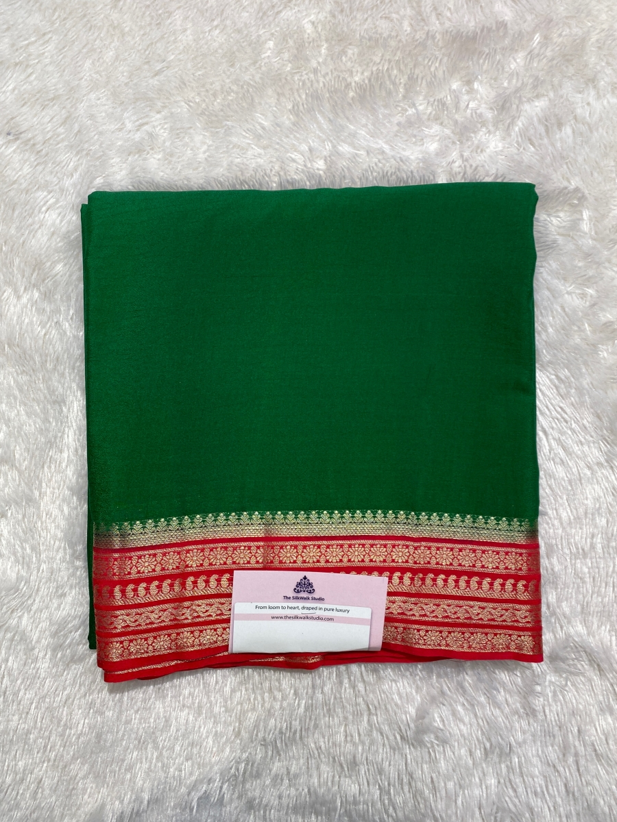 Pallavi - The Semi Mysore Crepe Silk Saree SWS141