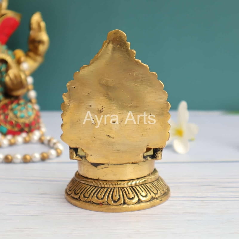 Brass Ganesh Diya 4.5 Inch Height Brass Ganesh Diya 4.5 Inch Height