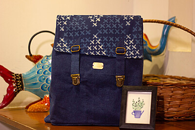 XO indigo pack bag