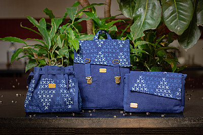 XO indigo pack bag
