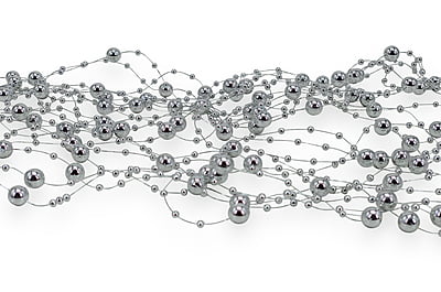 Pearl Strings-Metallic Silver (Pack of 20) Pearl Strings-Metallic Silver (Pack of 20)