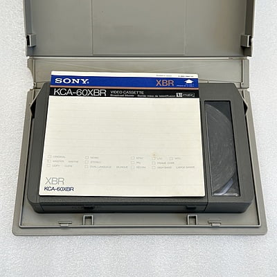 SONY - U-MATIC Professional Video Cassette (Large) - KCA-60XBR