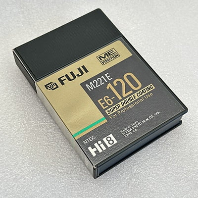 FUJI - Hi8 - M221E Professional Video Cassette - E6-120