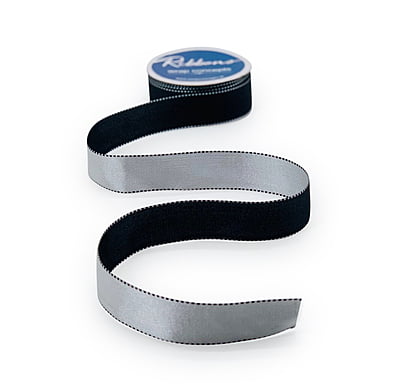 Reversible Ribbon - Black with White Reversible Ribbon - Black with White