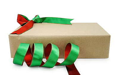 Reversible Ribbon - Red with Green