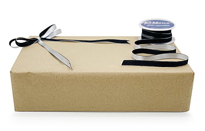 Reversible Ribbon - Black with White Reversible Ribbon - Black with White