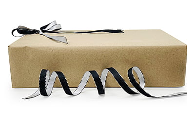 Reversible Ribbon - Black with White Reversible Ribbon - Black with White