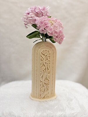 Ivory Look-Alike Dual Harmony Vases