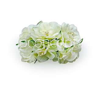 Ivory Flower On Stick with Pollen Ivory Flower On Stick with Pollen