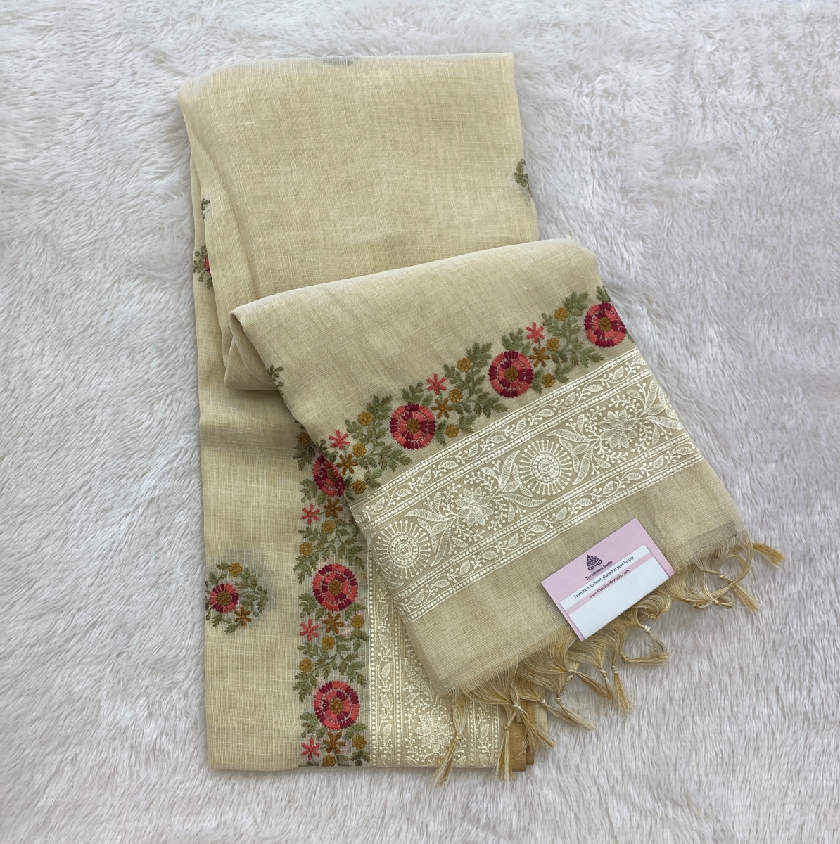 Onam Linen Sarees SWS146