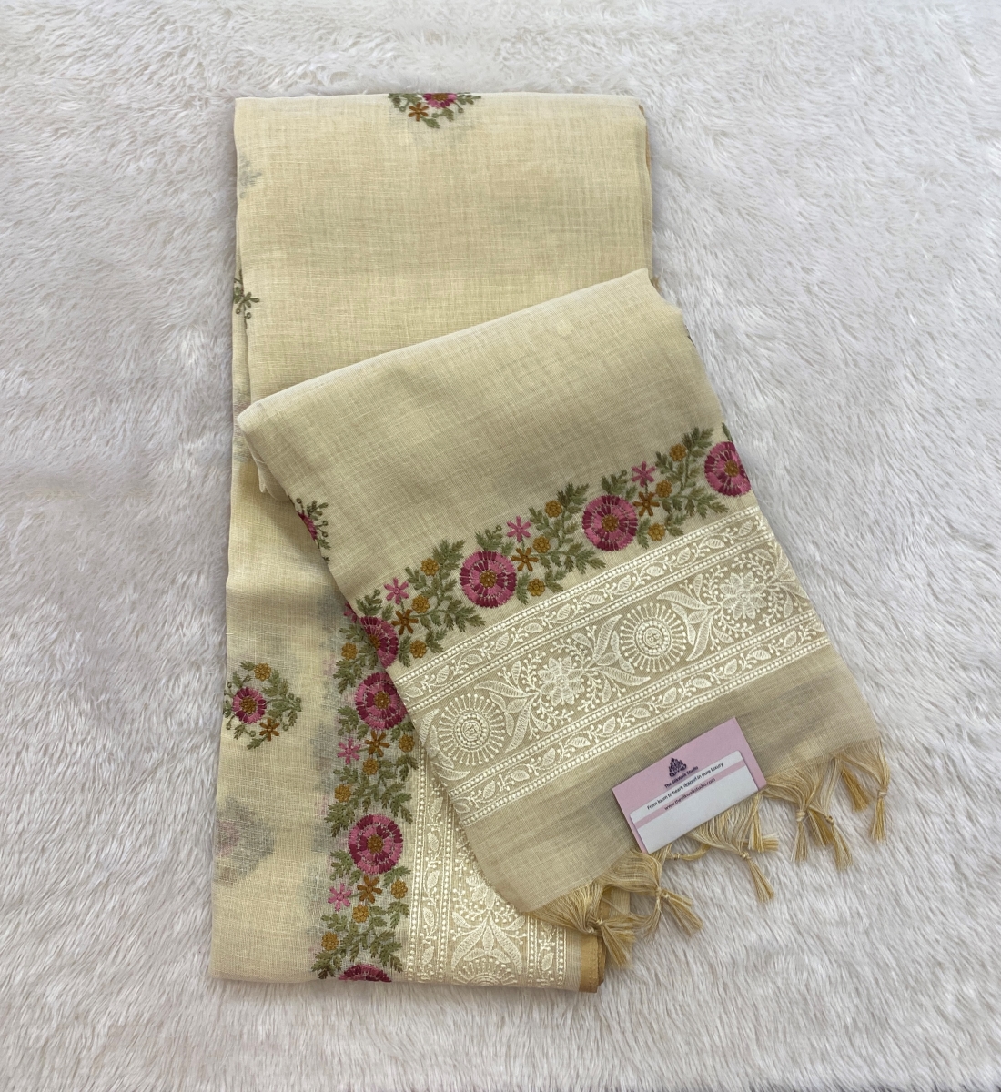 Onam Linen Sarees SWS146