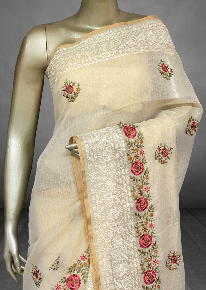 Onam Linen Sarees SWS145