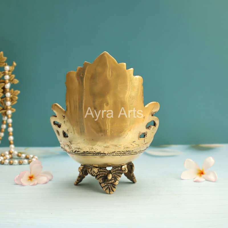 Brass Lakshmi Akhand Diya - 7 inch Height | Decorative Brass Lakshmi Akhand Diya for Rituals - Buy Online Brass Lakshmi Akhand Diya - 7 inch Height | Decorative Brass Lakshmi Akhand Diya for Rituals - Buy Online