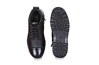 Pure Leather Ankle Police Boot with Zip Boots For Men  (Model- THAR))
