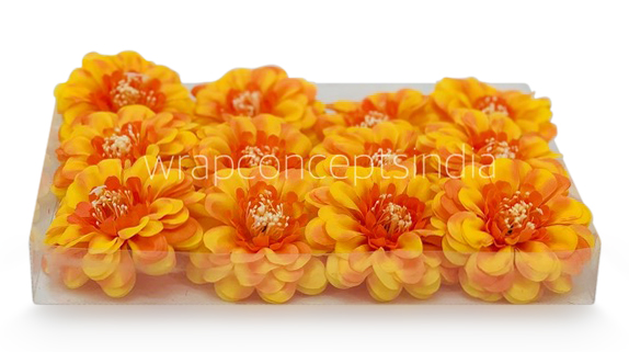 Dahlia Flower - Sunshine Yellow with hints of Orange Dahlia Flower - Sunshine Yellow with hints of Orange