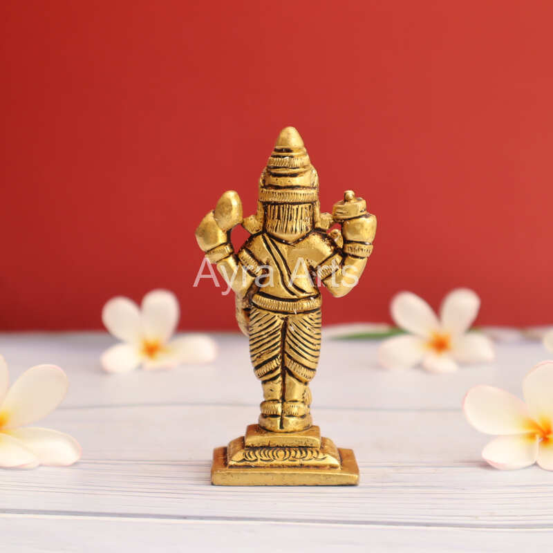 Brass Vishnu