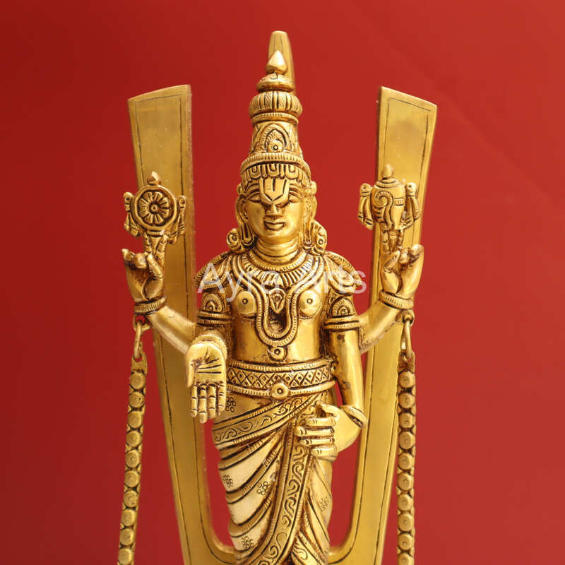 Lord Tirupati Balaji Venkateswara Swamy Idol with Namah - Lord Tirupati Balaji Venkateswara Swamy Idol with Namah -