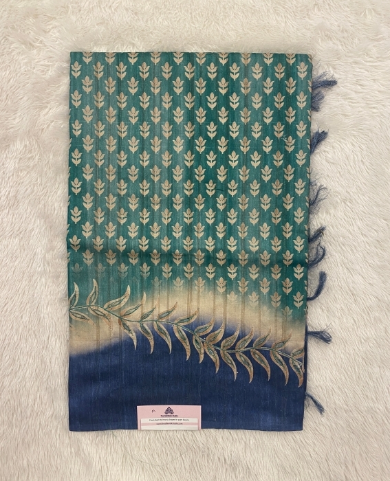 Priyanka - The Soft Tussar Saree in Floral Motifs SWS160