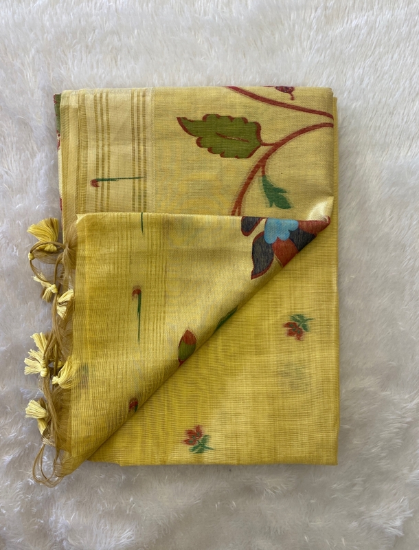 Deepika - The Munga Cotton Saree in Paithani SWS158