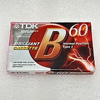 TDK - Audio Cassette 60 mins Type I - B-60 TDK - Audio Cassette 60 mins Type I - B-60