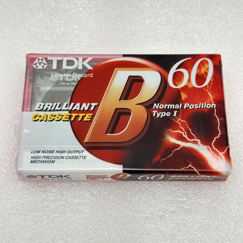 TDK - Audio Cassette 60 mins Type I - B-60 TDK - Audio Cassette 60 mins Type I - B-60