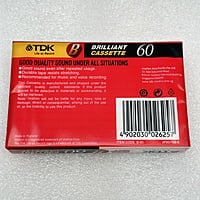 TDK - Audio Cassette 60 mins Type I - B-60 TDK - Audio Cassette 60 mins Type I - B-60