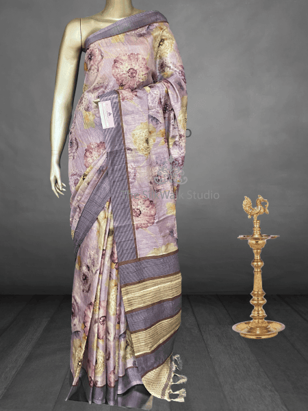 Akshara - The Tussar Knot Work Saree SWS159