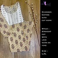 CHANDERI COTTON SALWAR CUSCKRS21399