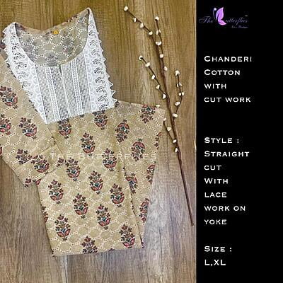 CHANDERI COTTON SALWAR CUSCKRS21399