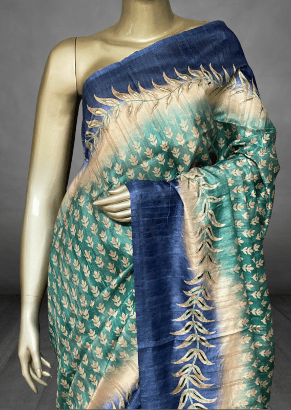 Priyanka - The Soft Tussar Saree in Floral Motifs SWS160