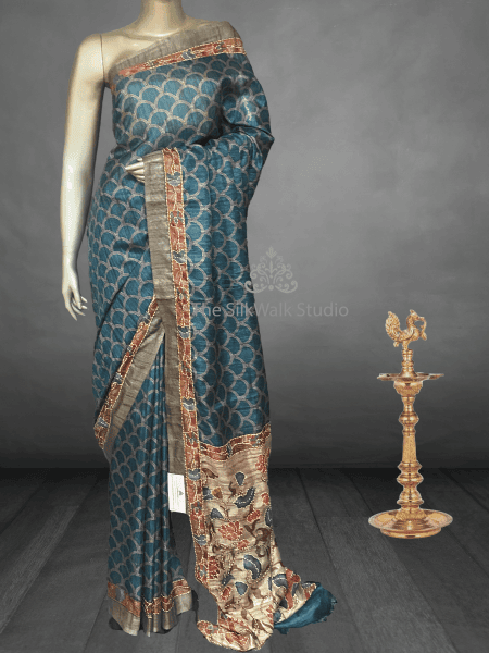 Shrijani - The Tussar Saree in Kantha Work 20510