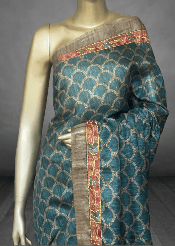 Shrijani - The Tussar Saree in Kantha Work 20510