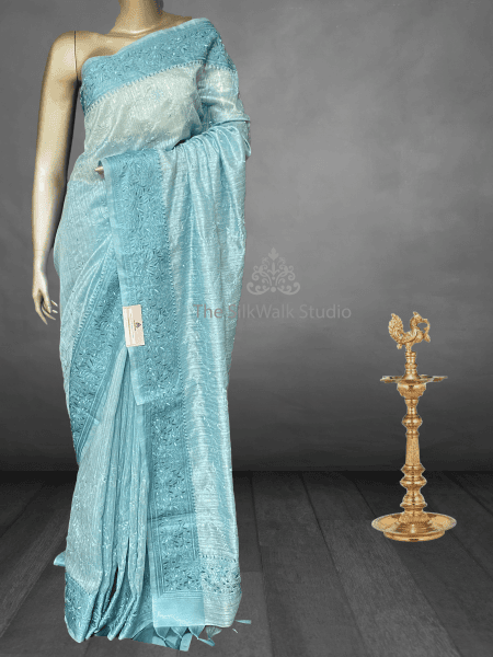 Amaya - The Tussar Saree in Thread Embroidery 20504