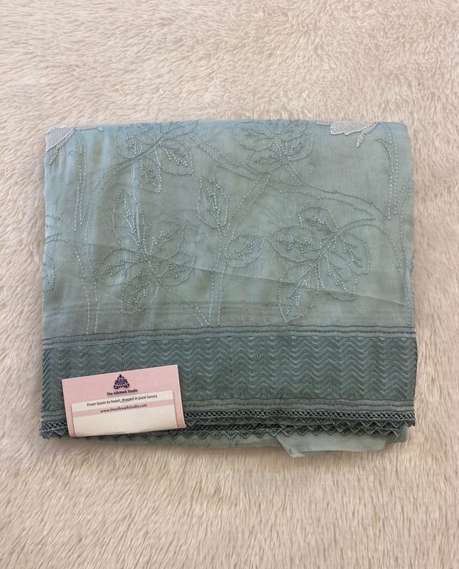 Daisy - Super Net Organza in Thread Embroidery SWS166